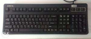 Black HCL Corded Computer Keyboard+ mouse