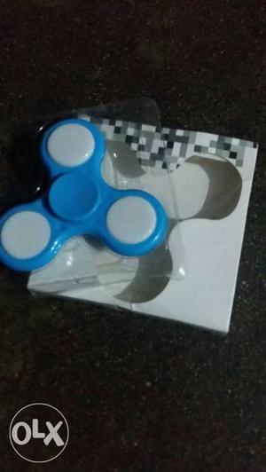 Blue And White Fidget Spinner