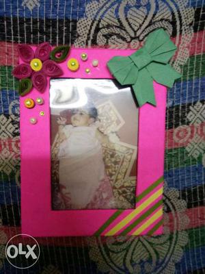 Hand made photo phrame