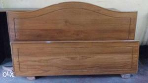 One 7 ft × 6 ft wooden C.P.TEAK, boxbed, one