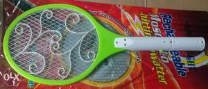 Rechargeable mosquito-hitting swatter