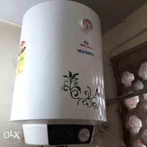 White Bajaj Water Heater Tank