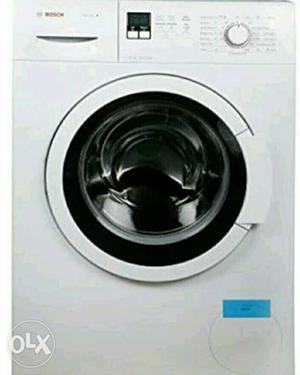 White Bosch Front Load Clothes Dryer