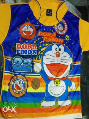 Yellow And Blue Doraemon 22 Shirt