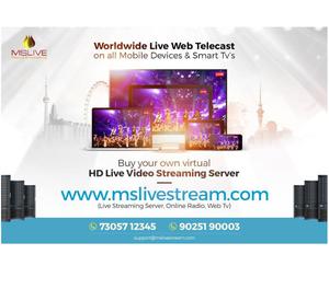 web casting services kerala, Live Tv Streaming India Chennai