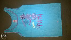 1 to 8 yrs kids sleeve less tops...10 bright