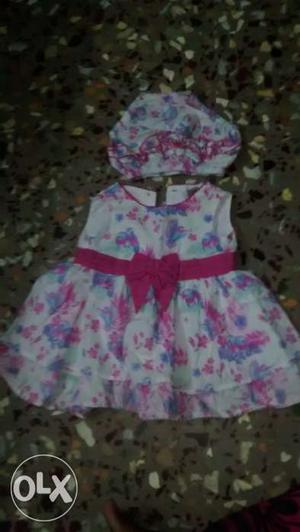 6 month baby girl cotton party wear frock