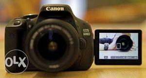 Black Canon EOS 600D