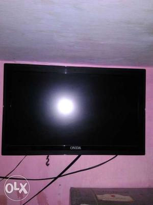 Black Onida Flat Screen TV