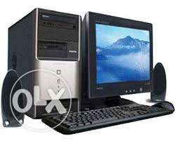 Core2duo Cpu with 17inch Lcd Monitor Full set