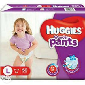 New LARGE size 50 pcs pant style diapers