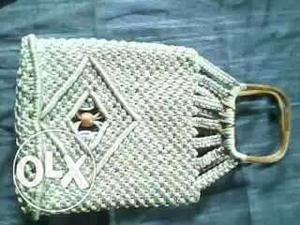 Nylon kod er New Home made Ladies stylish hand bag Only 200