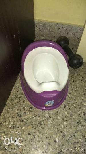 Purple And White Potty Trainer