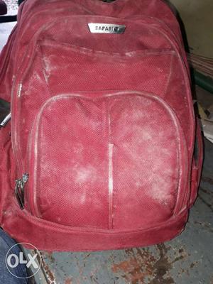 Red Safari Backpack