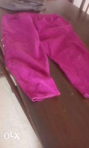 Velvet purple cords pants XL size worn only once