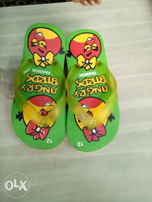 Wholsale prize...Angy Birds Flip Flops...6 pair only 120rs