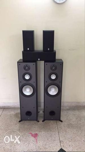 Yamaha 5 speaker set for hometheater system