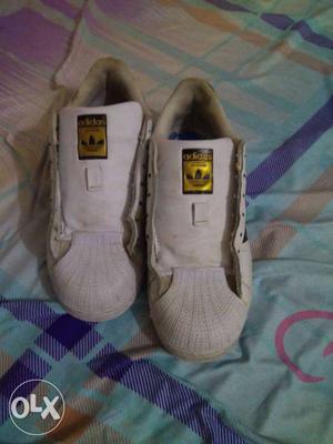 Adidas superstar shoes size 7 2 time used