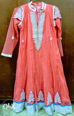 Anarkali with Chudidar and Dupatta.