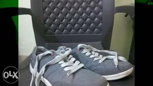 Bata Grey Relaxed Casual Shoes
