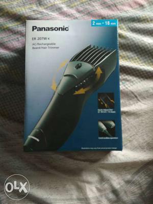 Black And Blue Panasonic Electric Hair Clipper Box