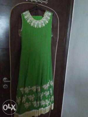 Designer dress with chunni, Size  and 50" length