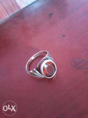 Gomukh silver ring