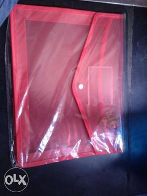 New Red Plastic file