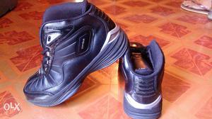 Nivia black combat basketball shoes (size 6)
