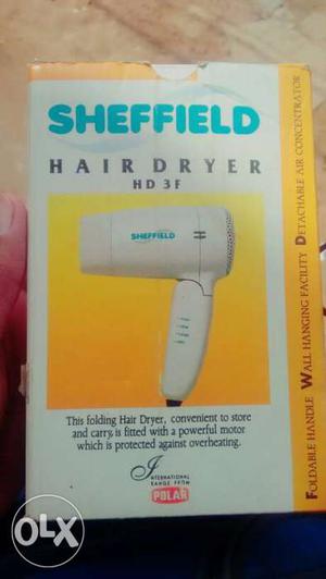 Sheffield hair dryer new condition seal pack box