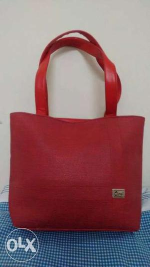 BAGS Handbag - Wooden Red