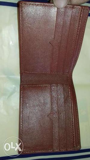 Brown Colour Pure Leather Wallet Brand New One..
