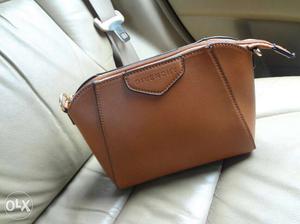 Brown Givenchy Leather Shoulder Bag