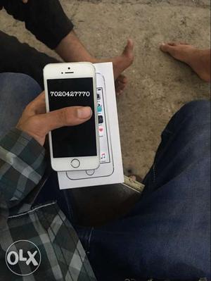 Iphone 5s 16gb silver 13 months used top