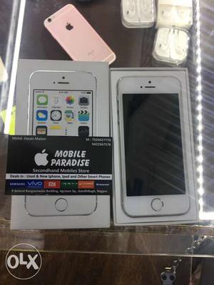 Iphone 5s 16gb silver Top conditions 12 months
