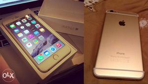 One week used iphone 6 gold 128gb for sale