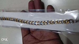 Pure StainLess Steel Bracelet Gold Mix Latest Design..