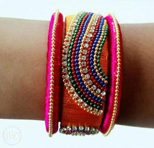 Silk thread bangle's brand new