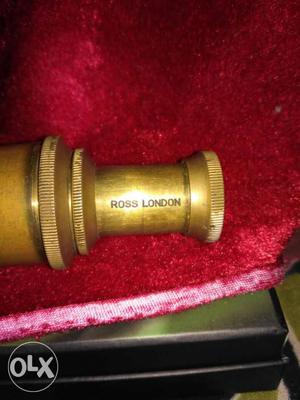 Vintage telescope made in London