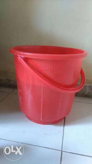 2 buckets- one full size one medium size, two