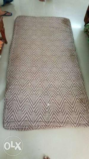 2 coir mattress and 2 white cotton mattress (used) and 1