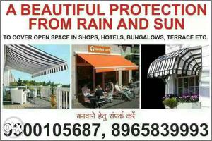 A beautiful protection from rain and sun we