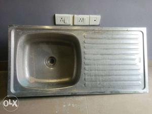 Almost new Nirali Stainless steel sink. MRP 