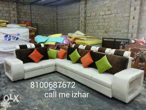 Amazing design l shape sofa at cost rate
