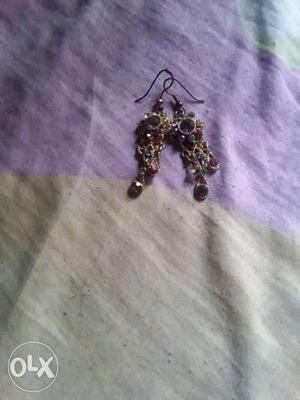 Archies multi shaded party wear earings in cheap