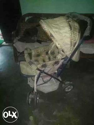 Baby's Brown Stroller