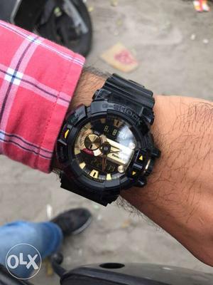 Black G-Shock Casio Digital Chronograph Watch With Black