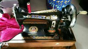 Black Rimy Sewing Machine