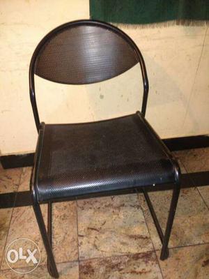 Black Steel Chair