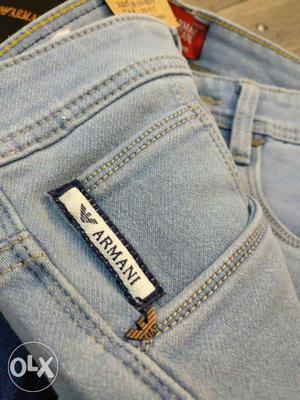 Branded jeans available
